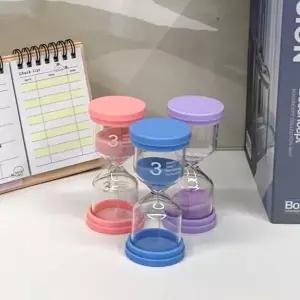 마카롱 탁상 타이머 3분 모래시계