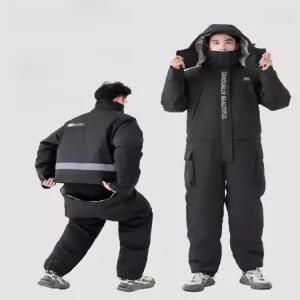 겨울 점프슈트 라이더 낚시 방수 낚시복 우주복 배달 하의