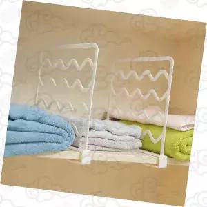 옷장 정리 칸막이 선반 분리대 수납 파티션 클립 홀더 의류 랙