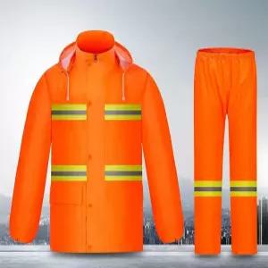 형광색 우의 우비 배달대행 상하의세트 방수 작업복
