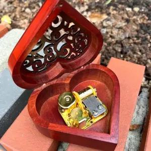 엔틱 원목 오르골