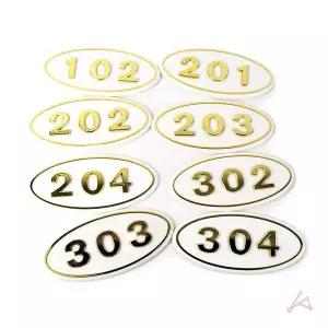 입체호수판(흰색 금색글자)