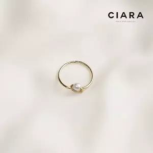 [하프클럽/씨아라]CIARA 16K Abruzzo 코일포인트 진주 반지(GoldPlated)