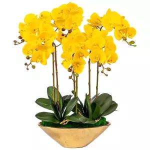 난초 조화 개업선물 가짜 장식 나무 인조난 조화꽃 원예용 웨딩 서양난