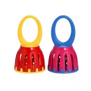 유아 음악 리듬발달 악기 방울소리 손잡이 케이지벨 어린이집 아기 선물