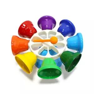 유치원 어린이집 음악 연주용 악기 무지개 스피닝벨 추천선물 교구 유아