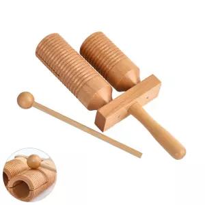 유아음악 청각발달 맑은소리 원목악기 스틱톤블럭 아기 어린이집 놀이 선물