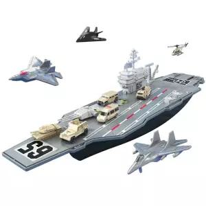 대형 항공 모함 프라모델 잠수함 전함 장난감 조립 전투기