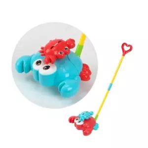 아기 보행보조 흥미유발 걸음마보조기 빙글빙글 돌아가는 꽃게 색상랜덤