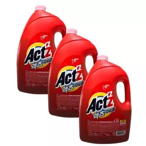 액체세제 액츠 파워젤 4.21L 드럼용 3개