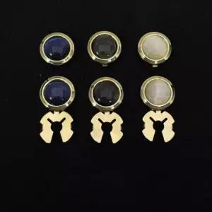 여성용 커프스 단추 2개 세트 브로치 옷핀 생일선물 소품샵