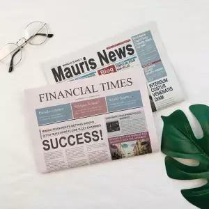 영어 영자 신문 2종 감성 사진 소품 촬영 쇼핑몰 촬영용소품