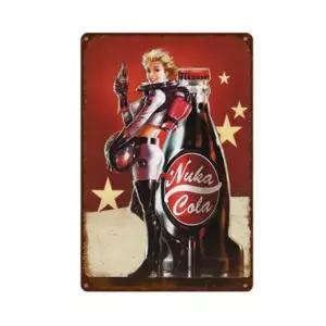 콜라 걸 빈티지 사인보드 벽데코 철제 포스터 벽장식