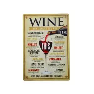 와인 빈티지 사인보드 벽데코 철제 포스터 벽장식 벽