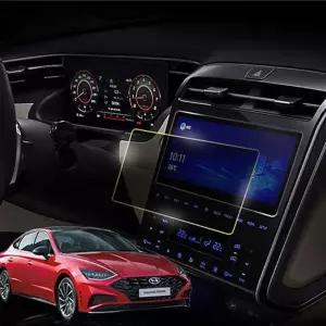 쏘나타DN8 전용 네비게이션 보호필름 확장형필름 풀커버필름