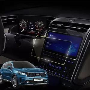 [셀러에이드]쏘렌토 MQ4 전용 네비게이션 보호필름 확장형필름 풀커버필름