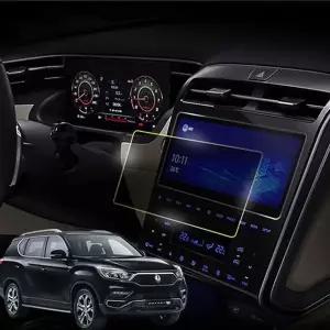 G4렉스턴 전용 네비게이션 보호필름 확장형필름 풀커버필름