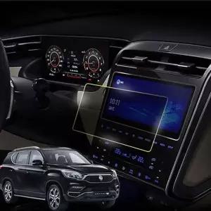 [셀러에이드]G4렉스턴 전용 네비게이션 보호필름 확장형필름 풀커버필름