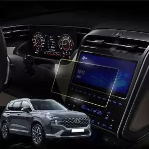 더뉴싼타페 전용 네비게이션 보호필름 확장형필름 풀커버필름