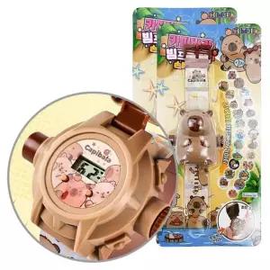 카피바라 어린이 빔프로젝터 손목시계 2P 전자시계