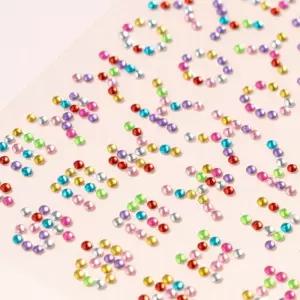 다꾸 소품꾸미기 자음 모음 한글 보석스티커 상상력 유치원 스트커북 아기 유아