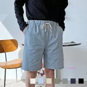 카터밴딩 코튼 여름바지 스판마 마바지 5부tuv809