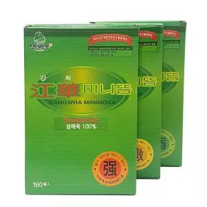강화미니뜸 1박스(180개) 섬애미니뜸 쑥뜸 알뜸 한방뜸 미니뜸