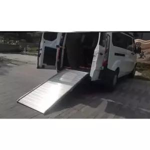 화물차 경사판 오토바이 진입판 롤러 미끄럼방지 철제