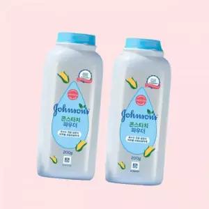 존슨즈베이비 콘스타치 파우더 200g 2개 베이비 4600548