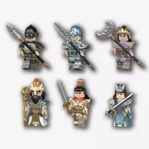 데쿨 서유기 4탄 6종 세트 커스텀 미니피규어 바보얼번얼바 구두충 서해용왕 삼태자 만성공주