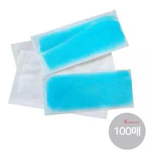 쿨패치냉찜질 100매 해열 냉매 얼음 아이스패치 쿨팩 열냉각시트 아이스머플러 링발열 냉찜질팩 스카프nop9