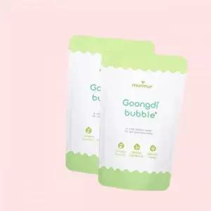 머머 2개+포인트 궁디 버블워시 리필파우치 파우치백 가방 250ml 아기엉덩이클렌저 영유아청 리필 파우치 4