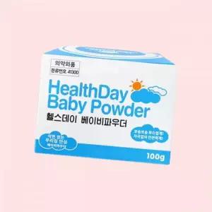 삼현제약 헬스데이 베이비파우더 100g 1개 기저귀 땀띠분 안심 파우더 4601070