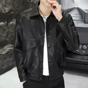 남성 봄가을 트렌드 가죽 재킷 펑크 바람막이 캐주얼 코트 A16Z3M 뉴템2