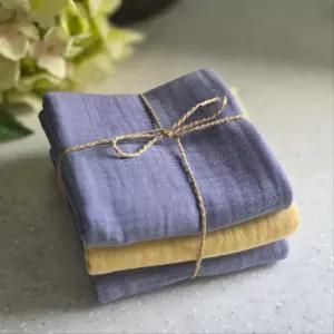 수줍 국산 단색 면 100% 2중 3중 거즈면 대형 거즈 가제 손수건 단체선물 모임 병문안