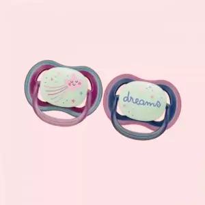 필립스아벤트 울트라 에어 야광 노리개 젖꼭지 2종 세트 4736752