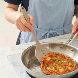 주방앤 국내제작 실리콘 사각뒤집개 넓은 뒤집개