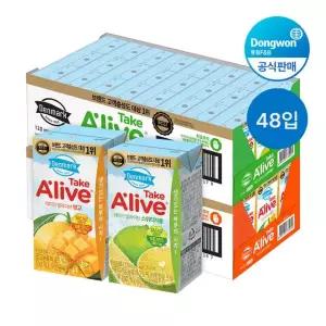 [etv] 덴마크 테이크 얼라이브 스위티자몽+망고 120m, 48팩