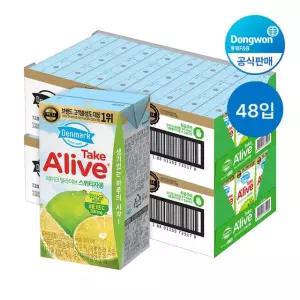 [etv] 덴마크 테이크 얼라이브 주스 스위티 자몽 120ml, 48팩