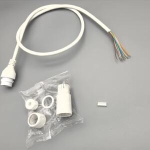 TP 12V POE RJ45 8핀 단일 종단 네트워크 케이블 커넥터 카메라 방수 1.25mm 테일 암 터미널