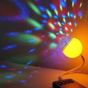 사운드에 미러볼 가정용파티 파티용 노래방 반응 램프 매직볼 진동감지 싸이키조명 무드등fgh397