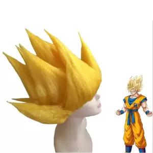 할로윈 코스튬 코스프레 이벤트 옷 섹시 의상 손오공 가발 블랙 옐로우 레드 블루 역할 놀이 짧은 머리 카