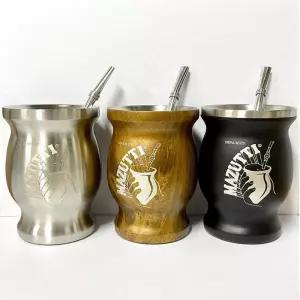 마테차컵 남미 찻잔 세트 텀블러 허브 머그컵