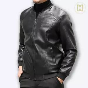 코디코치 남자 럭스 자켓 바이크 라이더 레더 집업 점퍼