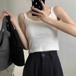 [오노마] ONM 이너웨어 캡내장 편한 끈소매 여름 여성 크롭민소매