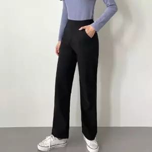 ONM 여자 베이직 스타일 밴딩 일자팬츠 1P 고품질 봄 가을