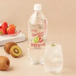 노브랜드 스파클링에이드 키위딸기 1L