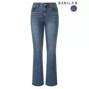 [하프클럽/바닐라비]여성 뒷절개 부츠컷 허리밴딩 데님팬츠