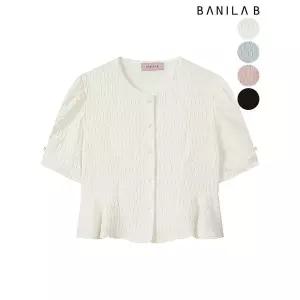 [하프클럽/바닐라비]여성 소프트 링클 반팔 자켓