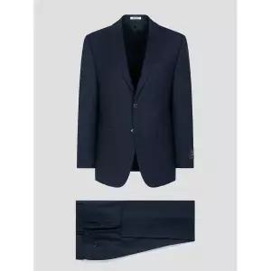 [로가디스] 울 미니멀 루즈 핏 수트 세트  네이비 (PS00135559R)